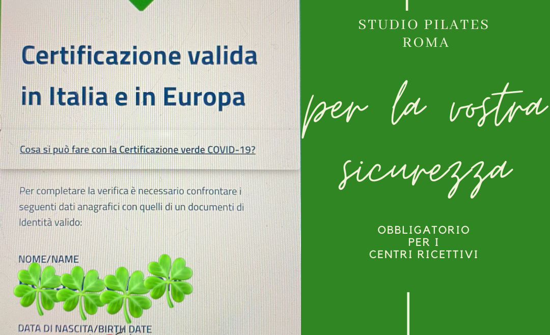 GREEN PASS E STUDI PILATES